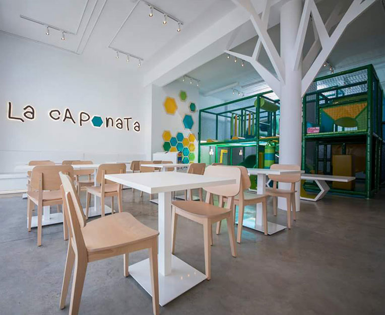 restaurant avec jeux interieur